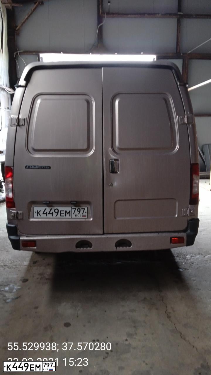 Фото автомобиля GAZ 2705 EL, 2009 — госномер А532ЕУ152. Цвет: Золотисто-бежевый