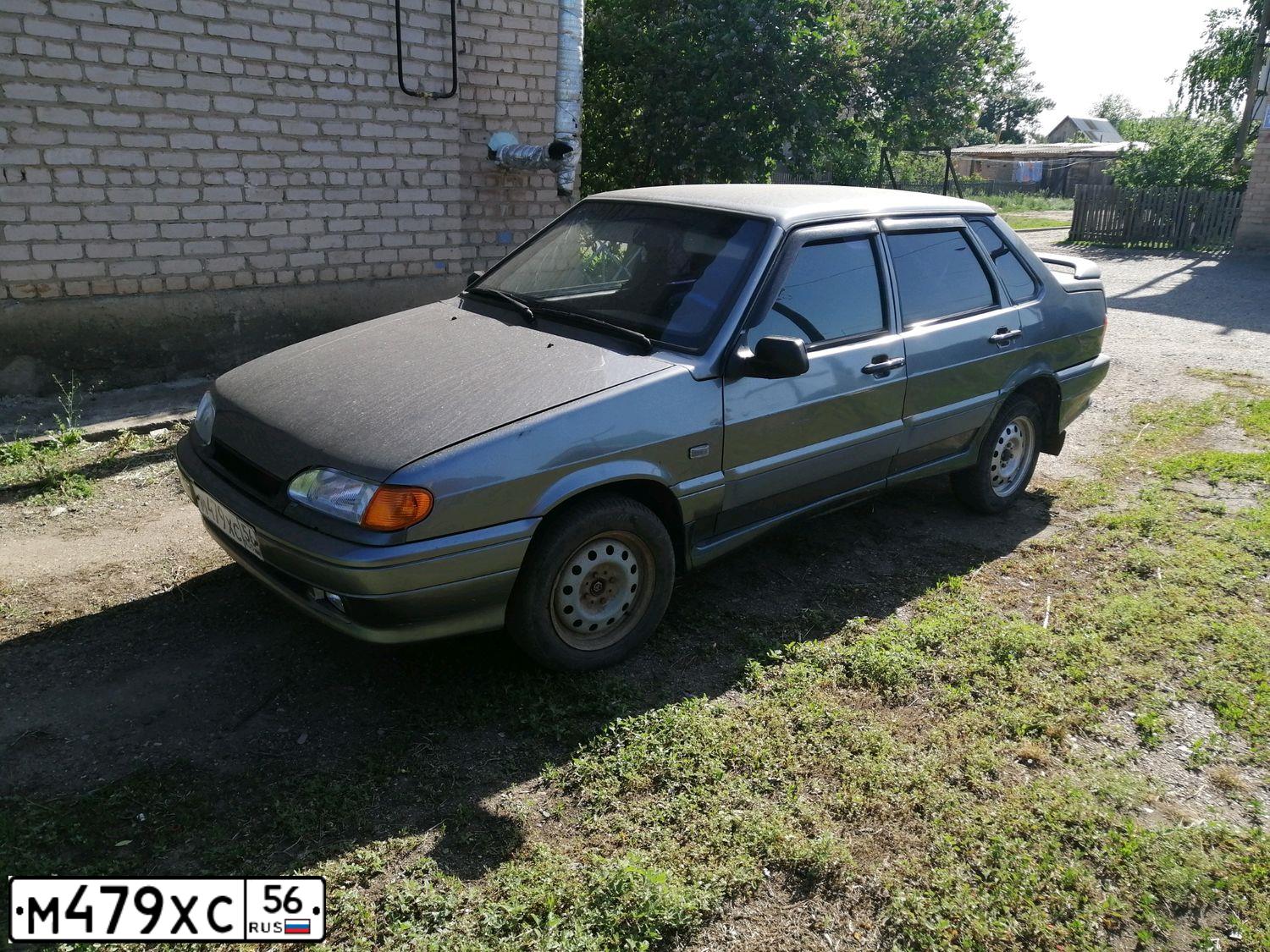 Фото автомобиля LADA 2115 SAMARA, 2005 — госномер А072ТН156. Цвет: средний серо-зеленый металлик