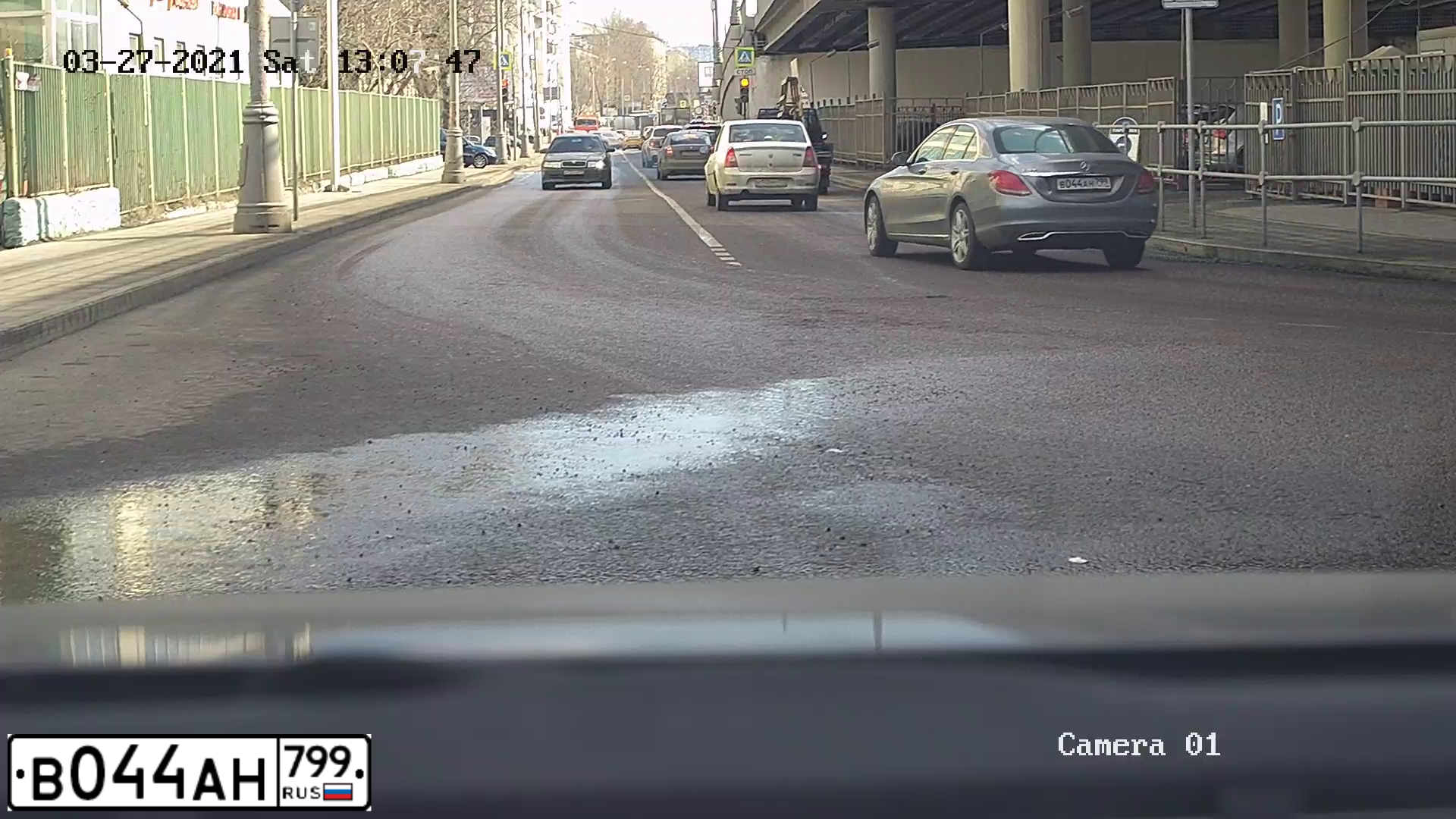 Фото автомобиля MERCEDES C-KLASSE, 2015 — госномер В044АН799. Цвет: Серый