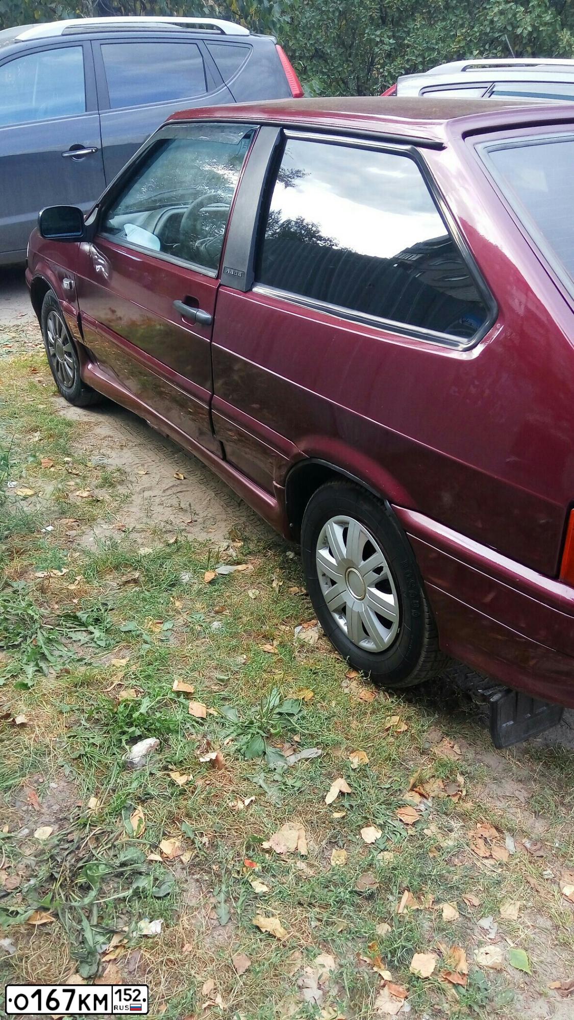 Фото автомобиля LADA 2113 SAMARA, 2005 — госномер К666ЕР152. Цвет: ТЕМНО-КРАСНЫЙ