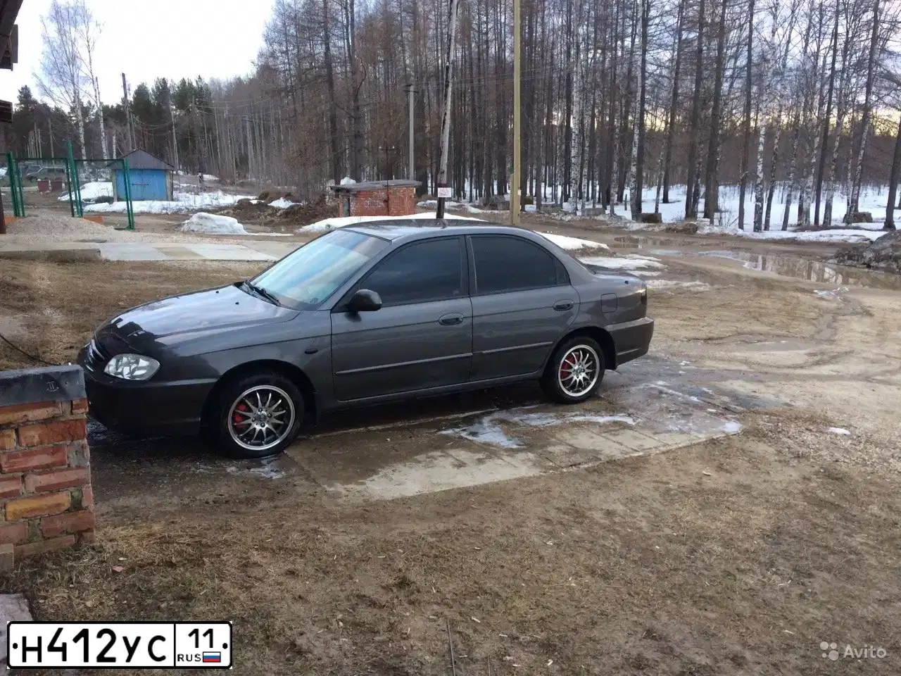 Фото автомобиля KIA SPECTRA, 2006 — госномер Н412УС11. Цвет: СЕРОЕ ОЛОВО