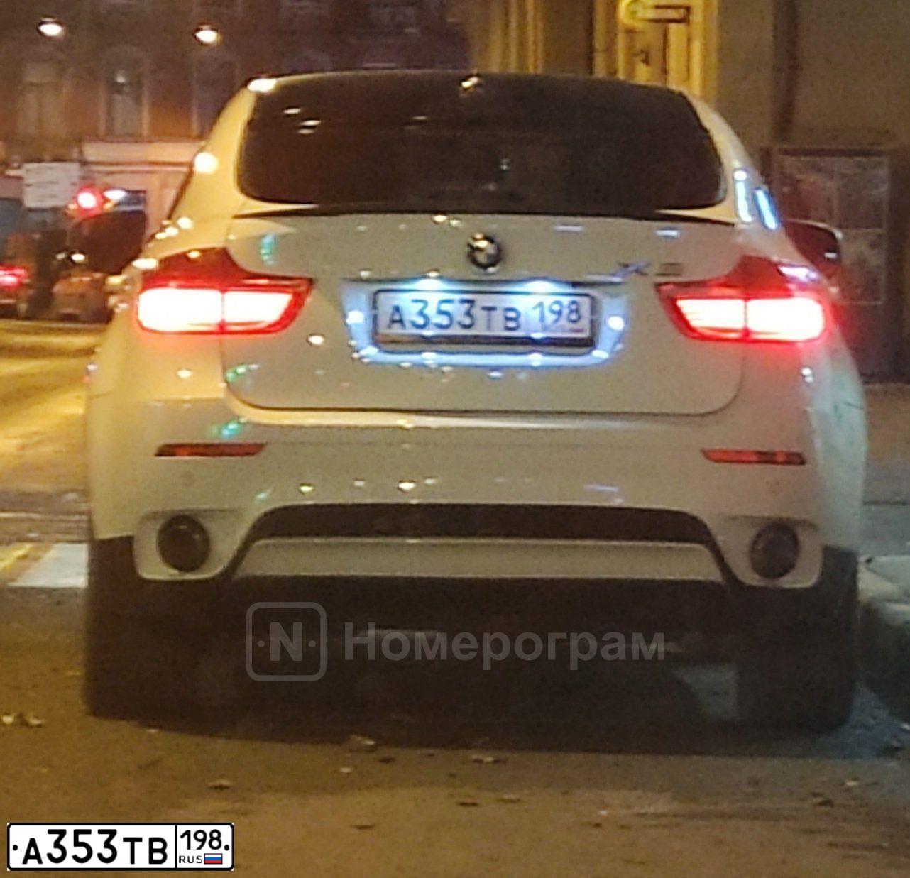 Фото автомобиля BMW X6, 2011 — госномер К313НК60. Цвет: Белый