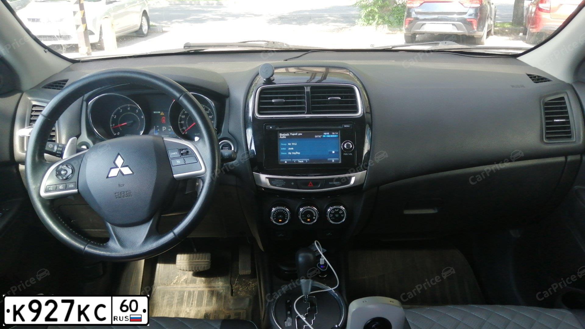 Фото автомобиля MITSUBISHI ASX, 2014 — госномер М199ОК799. Цвет: БЕЛЫЙ