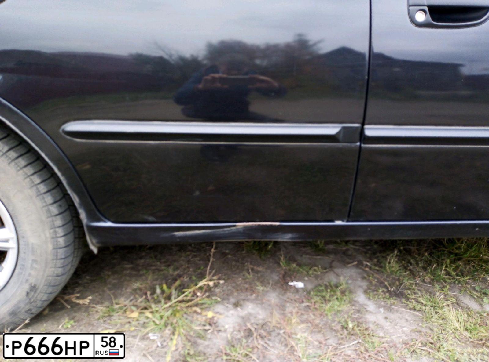 Фото автомобиля HYUNDAI ACCENT, 2008 — госномер Т803КВ58. Цвет: ЧЕРНЫЙ