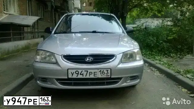 Фото автомобиля TAGAZ ACCENT, 2007 — госномер Т311УМ161. Цвет: СЕРЫЙ