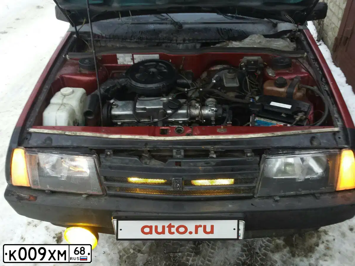Фото автомобиля LADA 2109 SAMARA, 1997 — госномер К009ХМ68. Цвет: ЧЕРНЫЙ