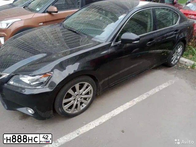 Фото автомобиля LEXUS GS, 2014 — госномер С462РК142. Цвет: ЧЕРНЫЙ