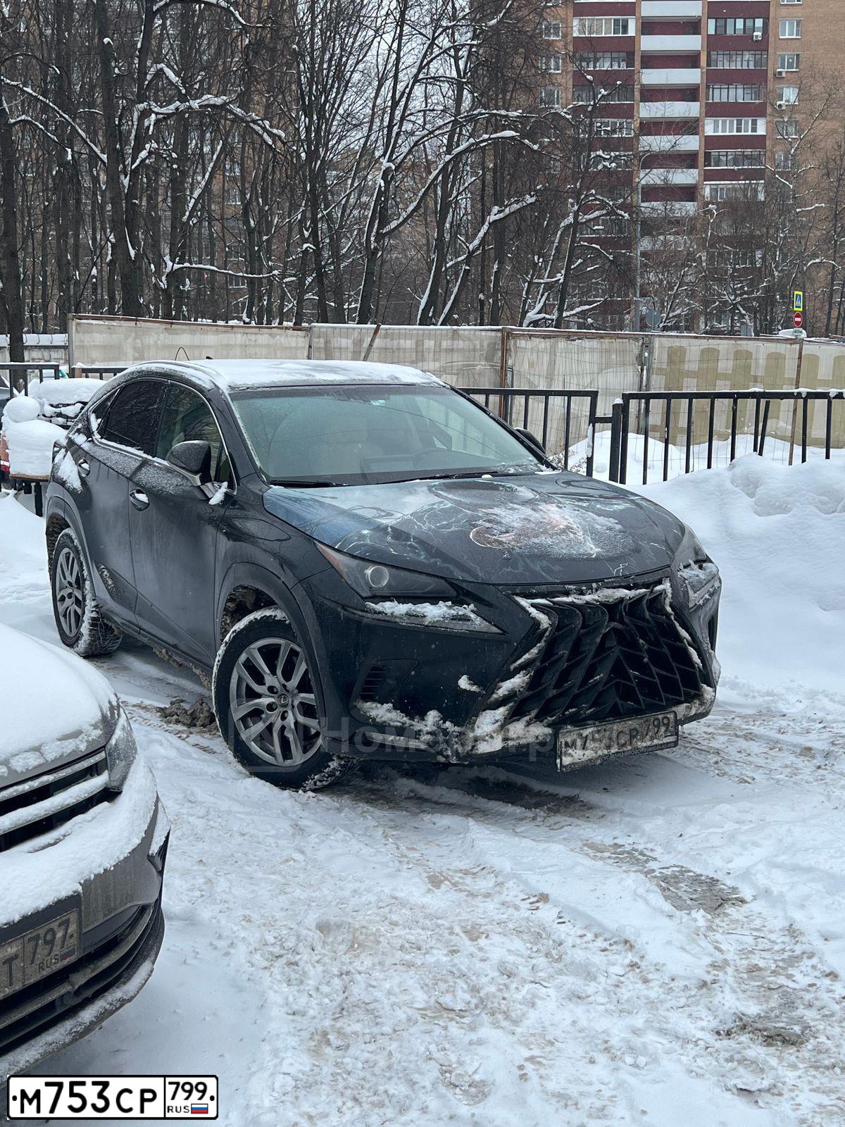 Фото автомобиля LEXUS NX, 2019 — госномер М753СР799. Цвет: ЧЕРНЫЙ