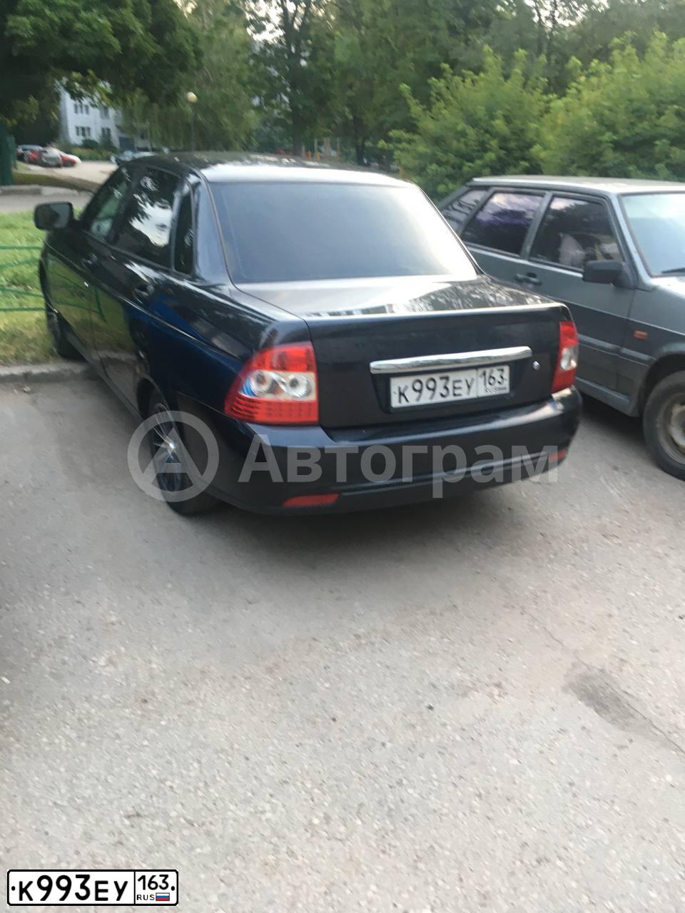 Фото автомобиля LADA 2170 PRIORA, 2008 — госномер К993ЕУ163
