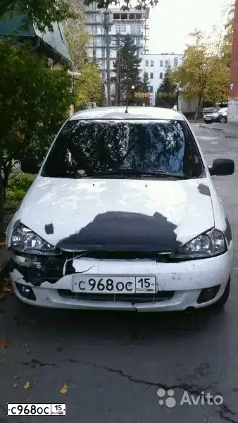 Фото автомобиля LADA 1119 KALINA, 2011 — госномер С968ОС15. Цвет: Белый