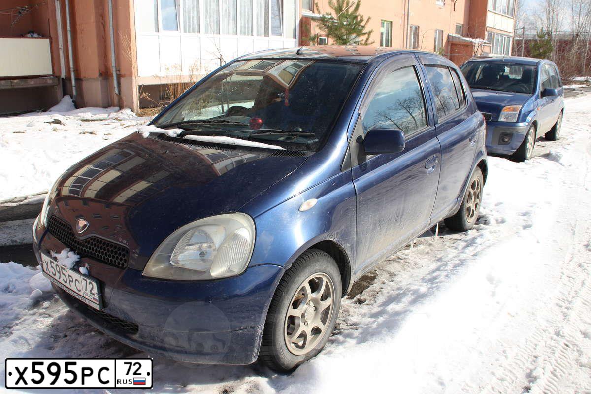 Фото автомобиля TOYOTA VITZ, 2001 — госномер С794ВВ550