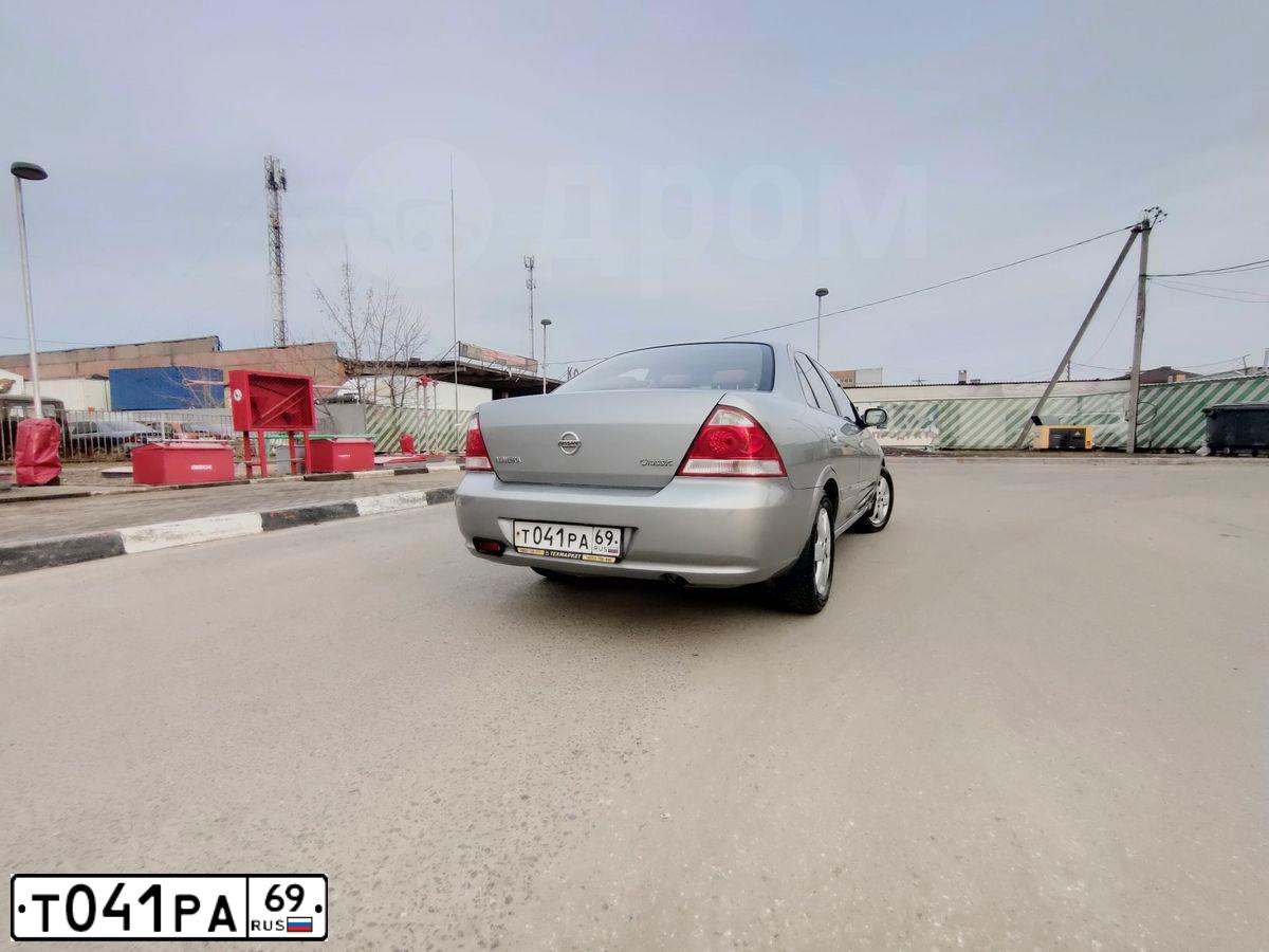 Фото автомобиля НИССАН АЛЬМЕРА КЛАССИК 1.6 SE, 2008 — госномер В626УК69. Цвет: Серебристый