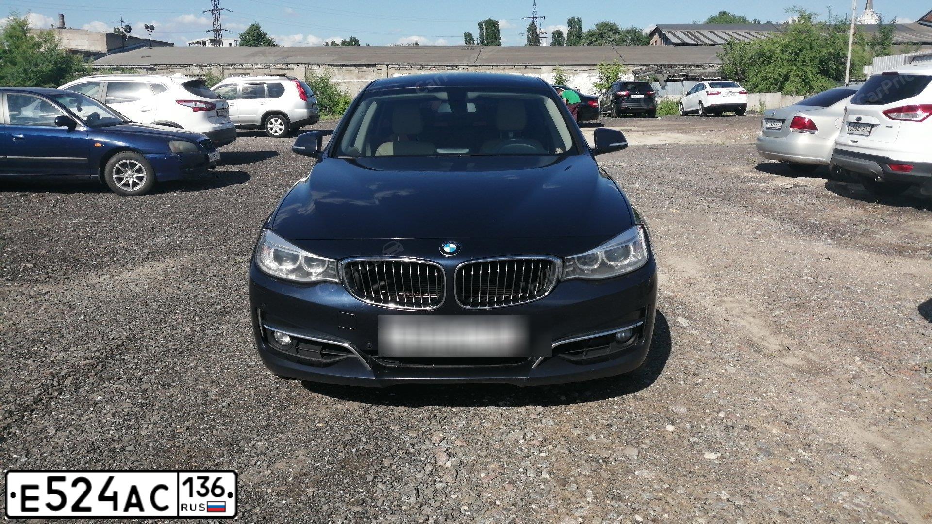 Фото автомобиля BMW SERIE 3, 2013 — госномер О104ВР136. Цвет: ТЕМНО СИНИЙ