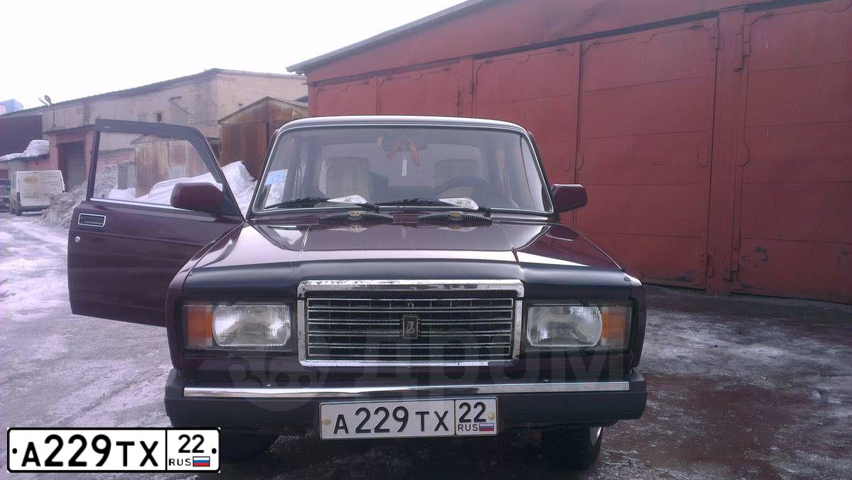 Фото автомобиля LADA 2107 LADA, 2005 — госномер А229ТХ22. Цвет: ТЕМНО-ВИШНЕВЫЙ