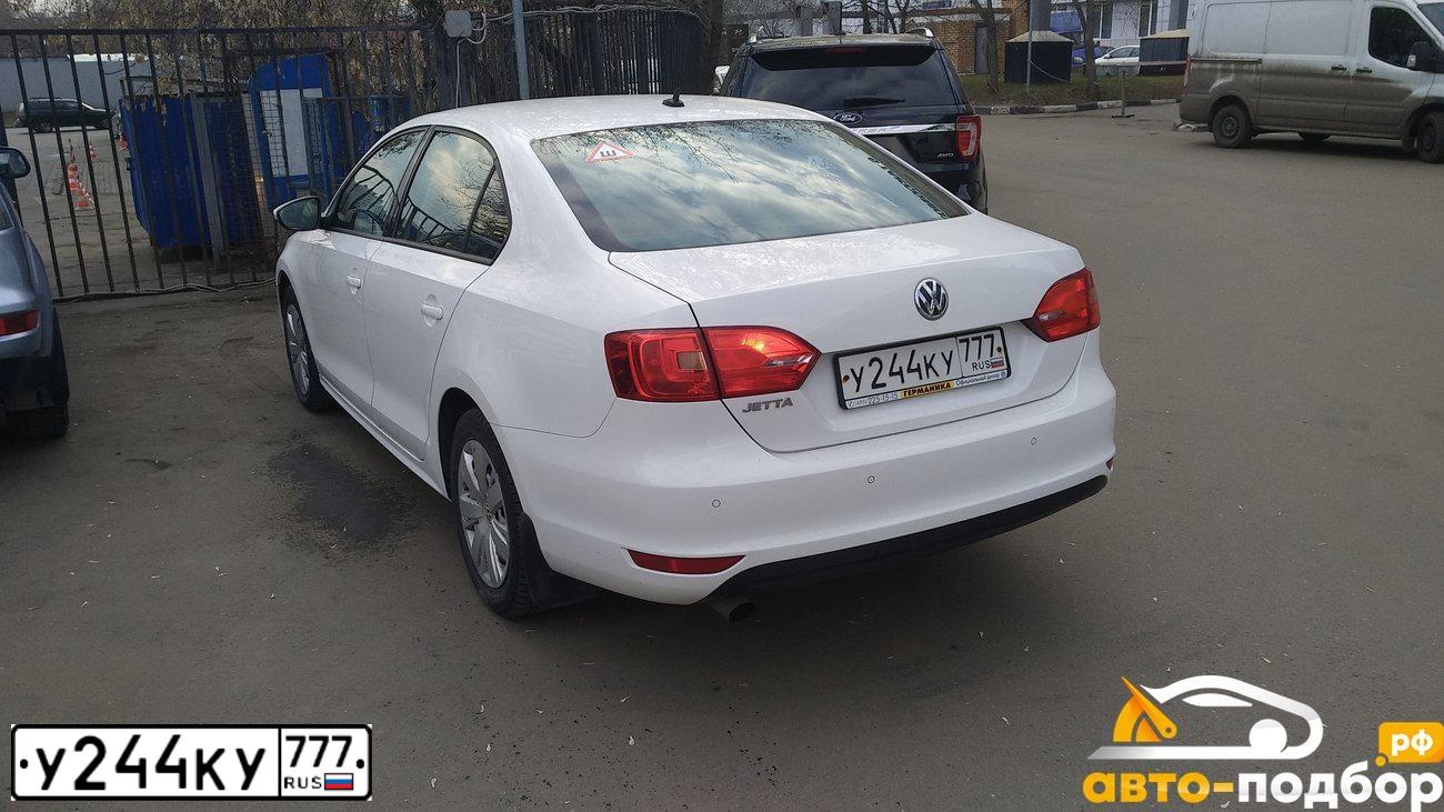 Фото автомобиля VOLKSWAGEN JETTA, 2014 — госномер А550НА790. Цвет: Белый