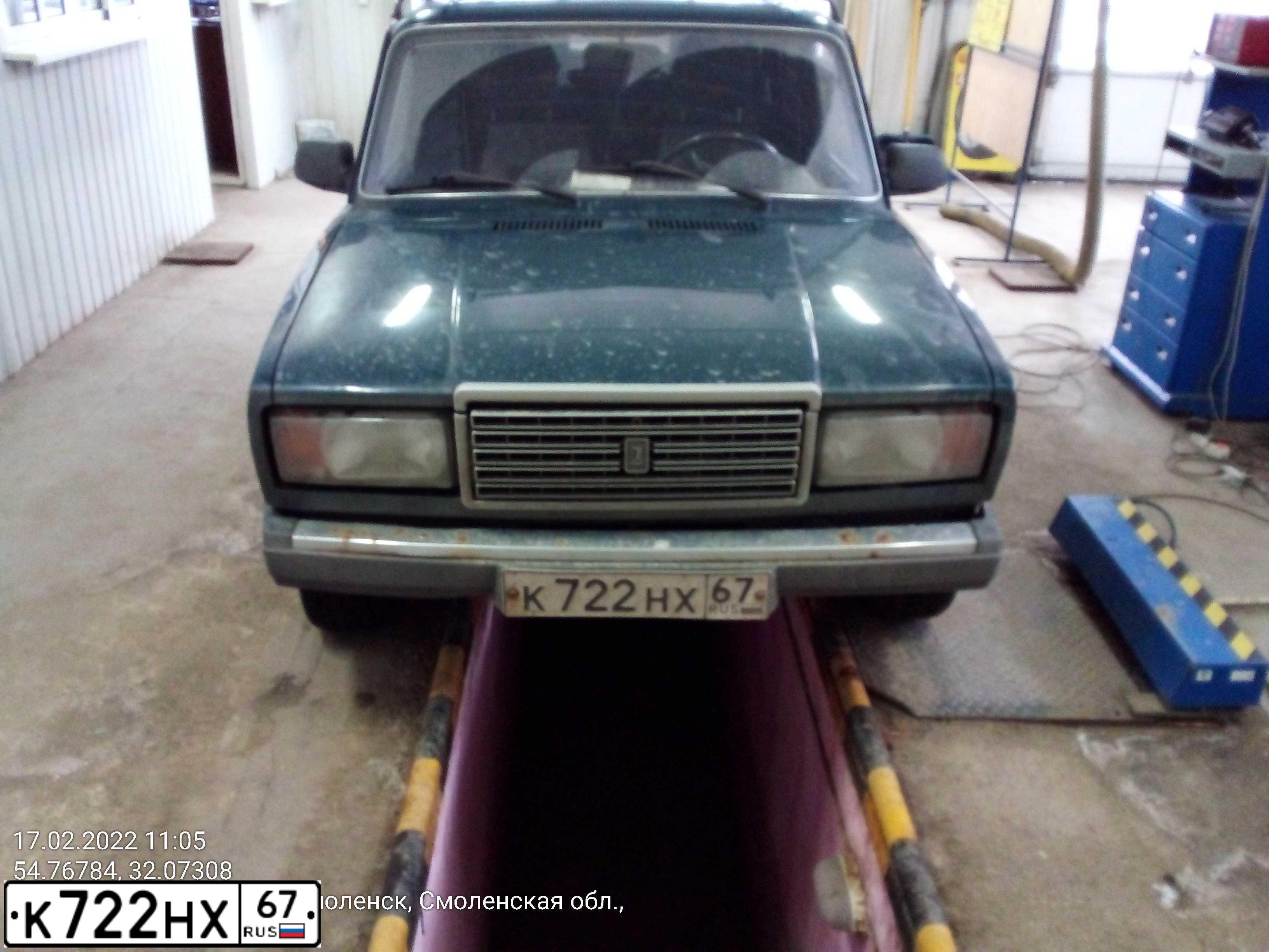 Фото автомобиля LADA 2104, 2011 — госномер К722НХ67. Цвет: АВОКАДО (ЗЕЛЕНЫЙ)