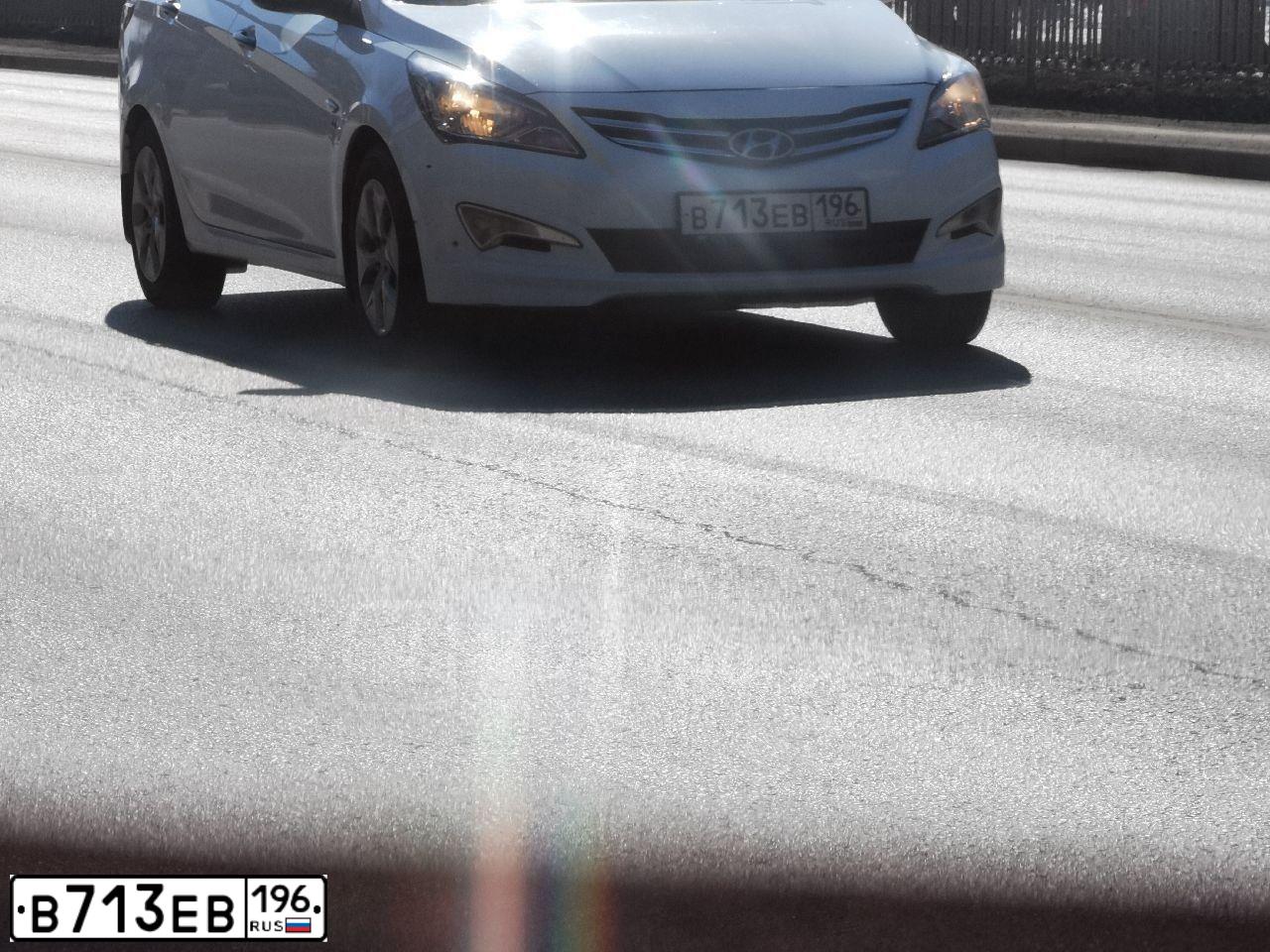 Фото автомобиля HYUNDAI SOLARIS, 2014 — госномер С192СЕ196. Цвет: Белый