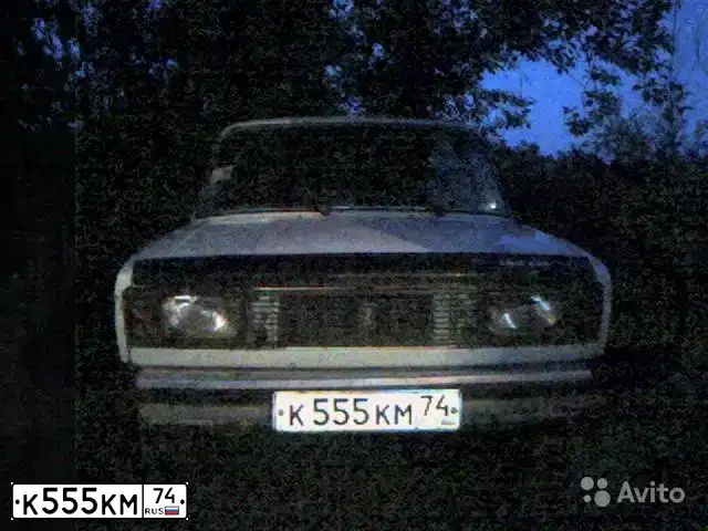 Фото автомобиля LADA 2191 GRANTA, 2015 — госномер К555КМ74. Цвет: ЧЕРНЫЙ
