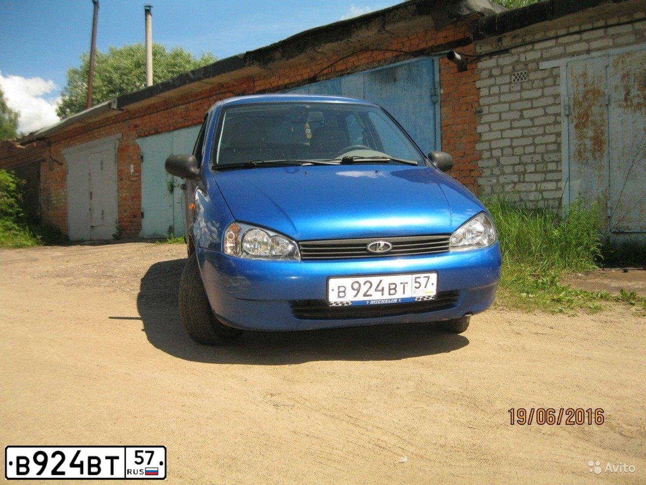 Фото автомобиля LADA 1118 KALINA, 2007 — госномер А249ОХ67. Цвет: ЯРКО-СИНИЙ