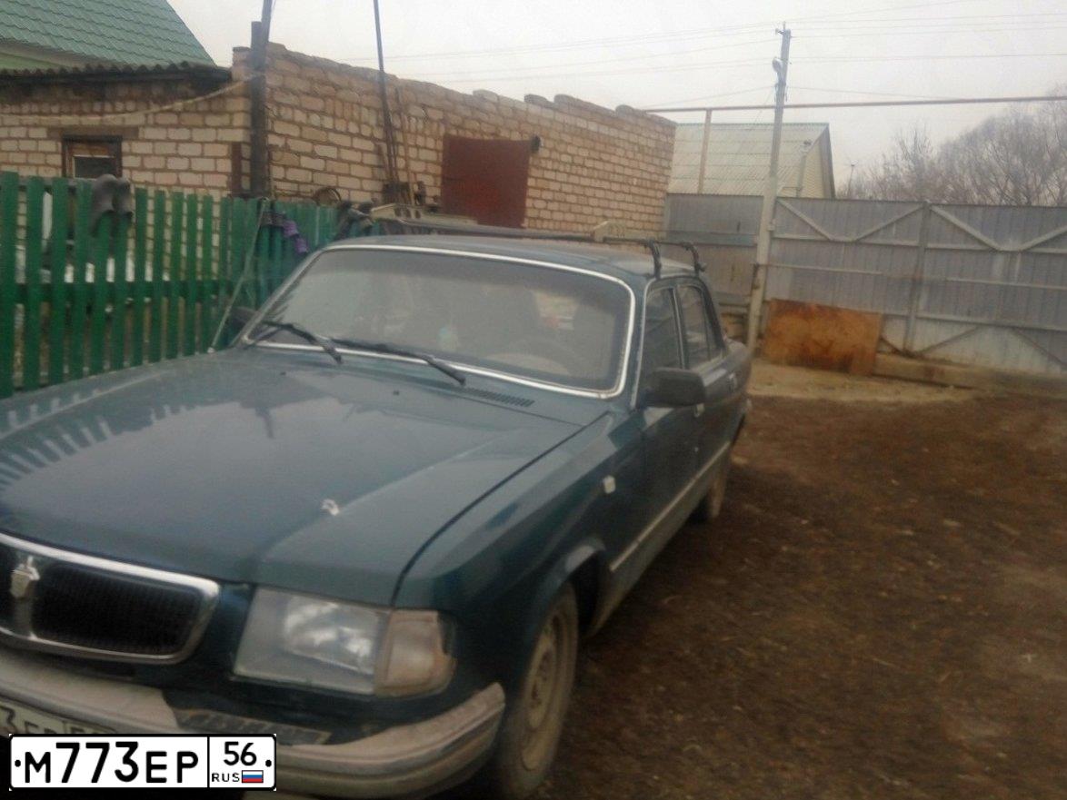 Фото автомобиля GAZ 3110 WOLGA, 1999 — госномер В070ХР56. Цвет: МУРЕНА