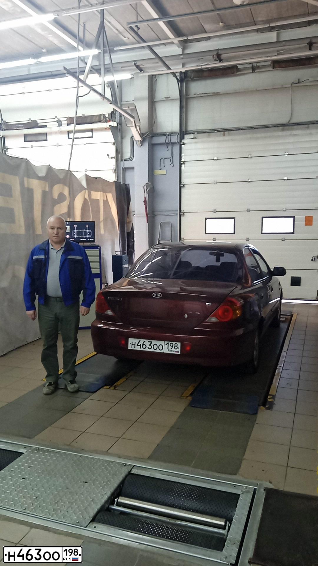Фото автомобиля KIA SPECTRA, 2006 — госномер Т718КА39. Цвет: КРАСНЫЙ ПЕРЕЦ (КРАСНЫЙ)