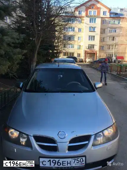 Фото автомобиля NISSAN ALMERA, 2004 — госномер С196ЕН750. Цвет: СЕРЕБРИСТЫЙ