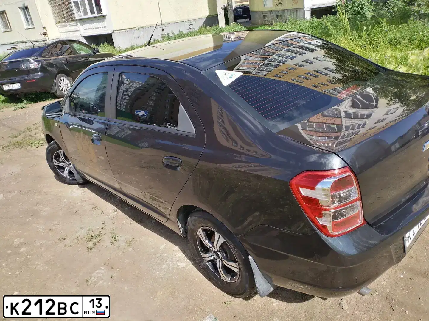 Фото автомобиля CHEVROLET COBALT, 2013 — госномер М211ВХ13. Цвет: ЧЕРНЫЙ