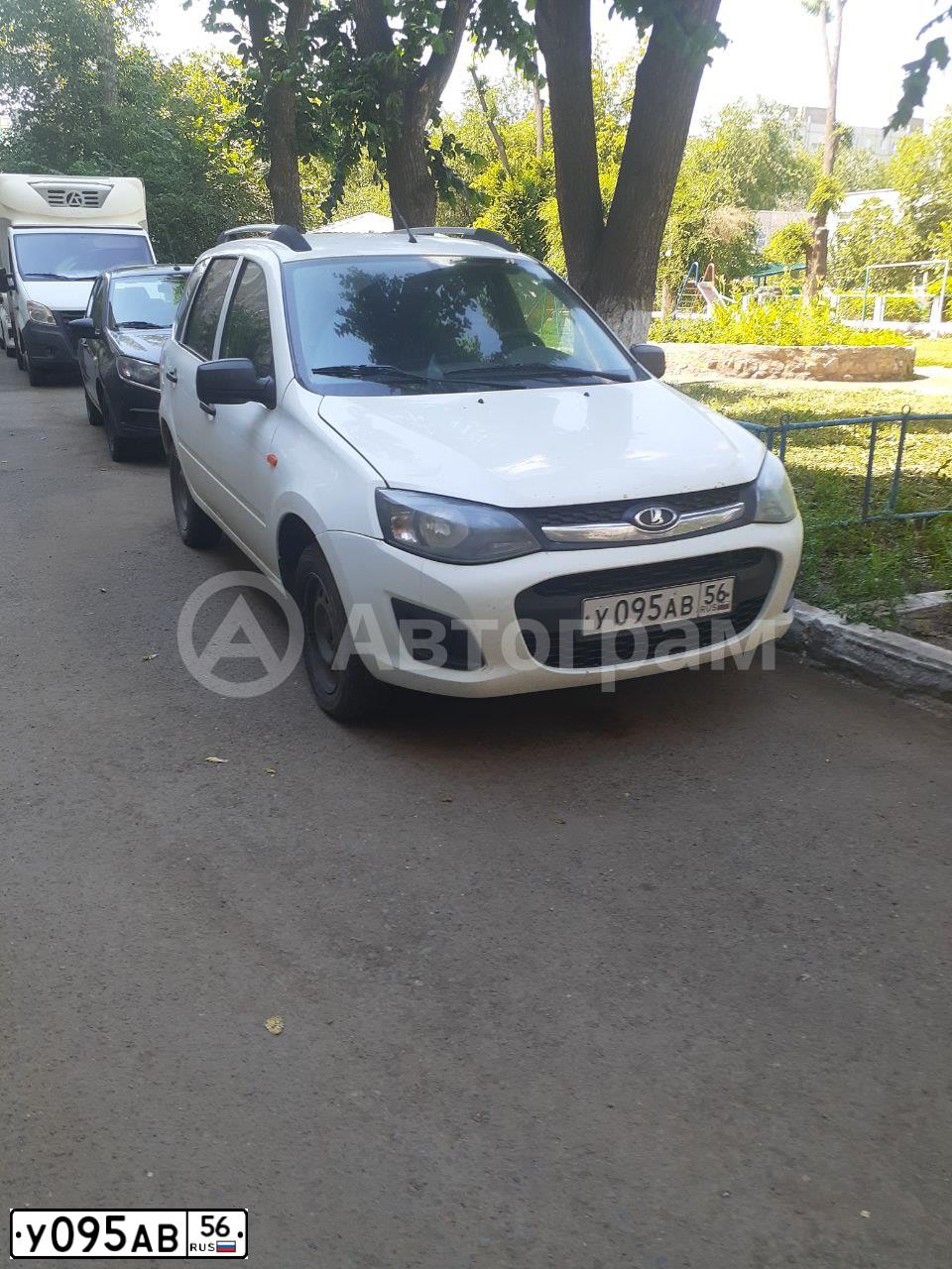 Фото автомобиля LADA 2194 KALINA, 2013 — госномер У095АВ56. Цвет: Белый
