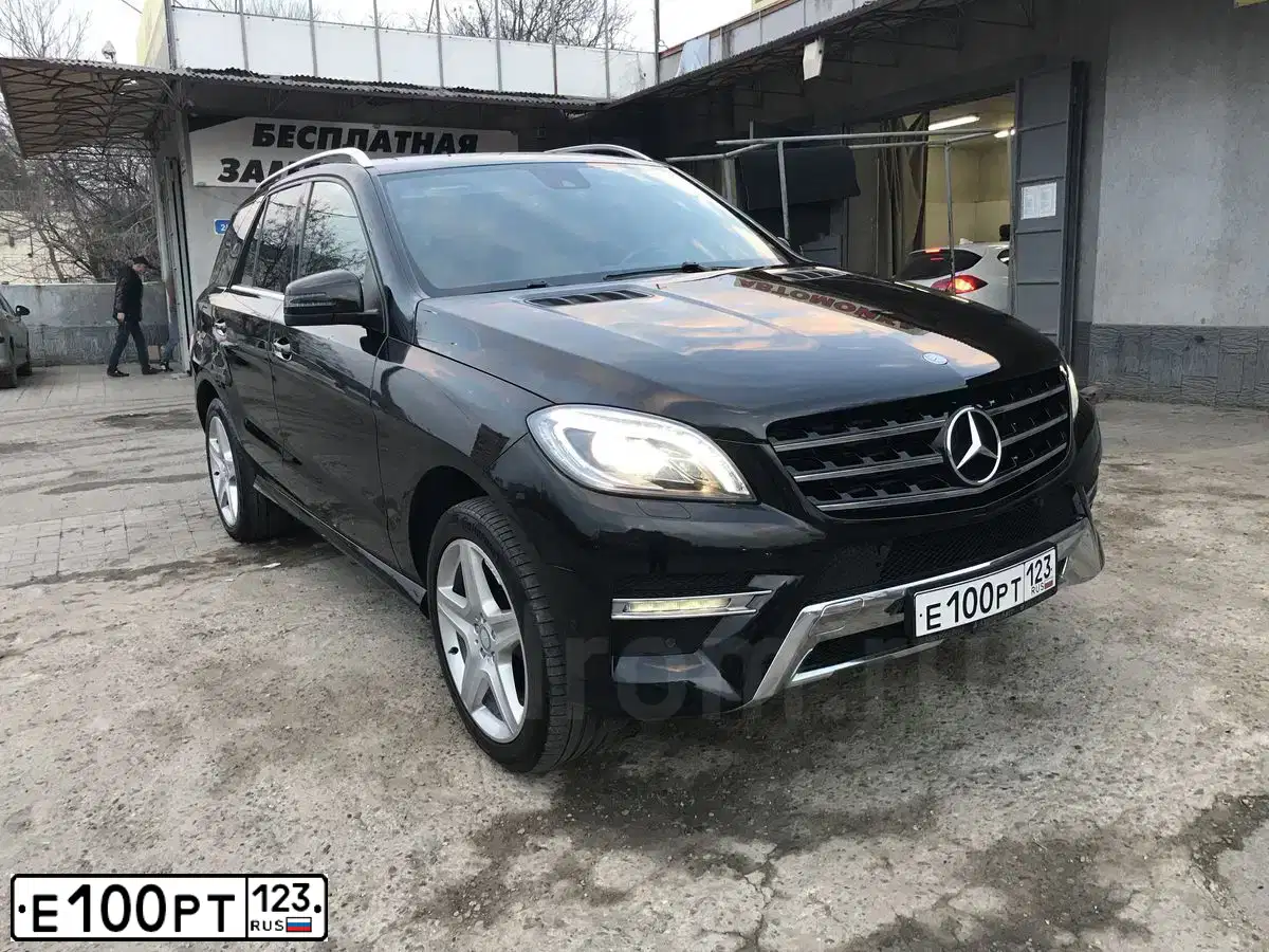 Фото автомобиля MERCEDES-BENZ ML350, 2013 — госномер Т173МВ07. Цвет: ЧЕРНЫЙ