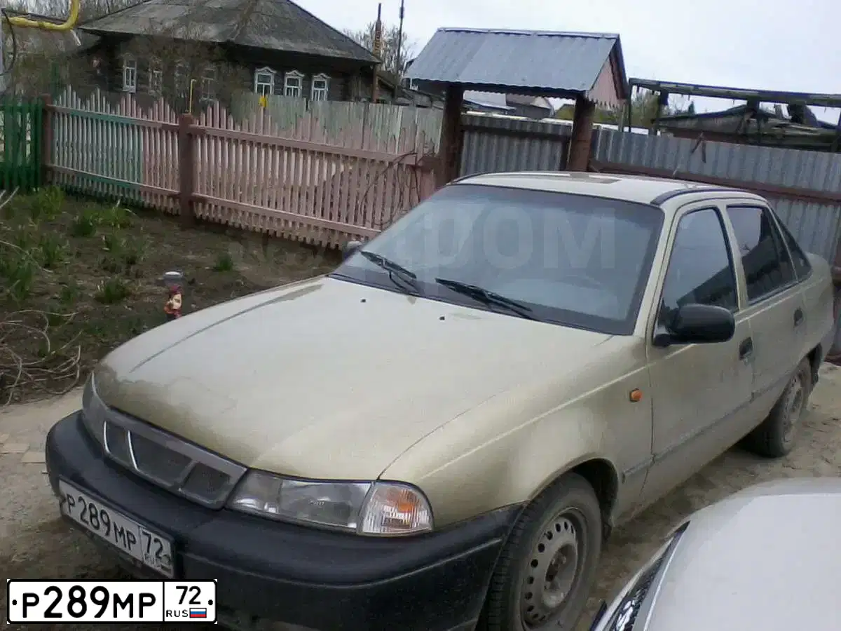 Фото автомобиля DAEWOO NEXIA, 2006 — госномер Р289МР72. Цвет: ПЕСОЧНО-БЕЖЕВЫЙ