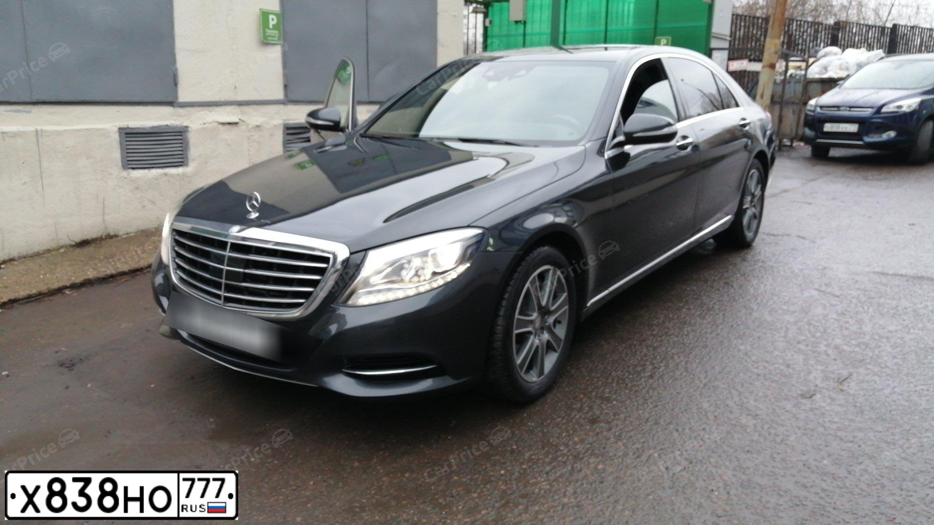 Фото автомобиля MERCEDES S-KLASSE, 2015 — госномер А312АА52. Цвет: ЧЕРНЫЙ