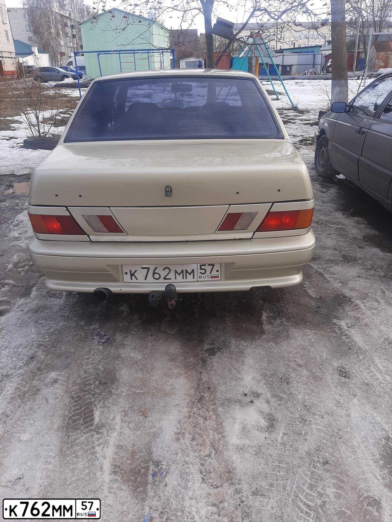 Фото автомобиля ВАЗ 21150 LADA SAMARA, 2005 — госномер К762ММ57. Цвет: СЕРЕБРИСТО-БЕЖЕВЫЙ