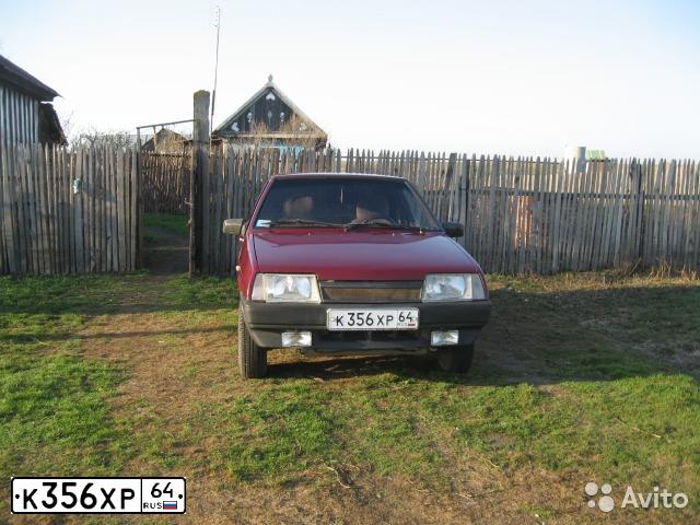 Фото автомобиля LADA 2109 SAMARA, 1994 — госномер К356ХР64. Цвет: ТЕМНО КРАСНЫЙ