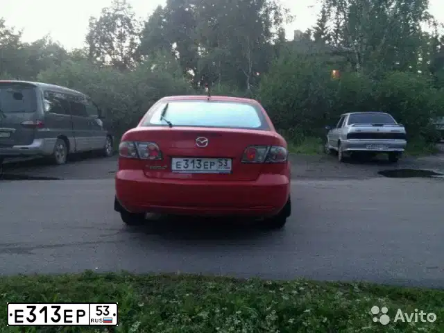 Фото автомобиля MAZDA 6, 2007 — госномер А412ХМ198. Цвет: КРАСНЫЙ