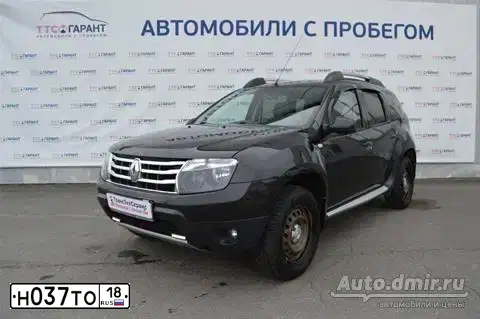 Фото автомобиля RENAULT DUSTER, 2012 — госномер Н862ВУ159. Цвет: ЧЕРНЫЙ