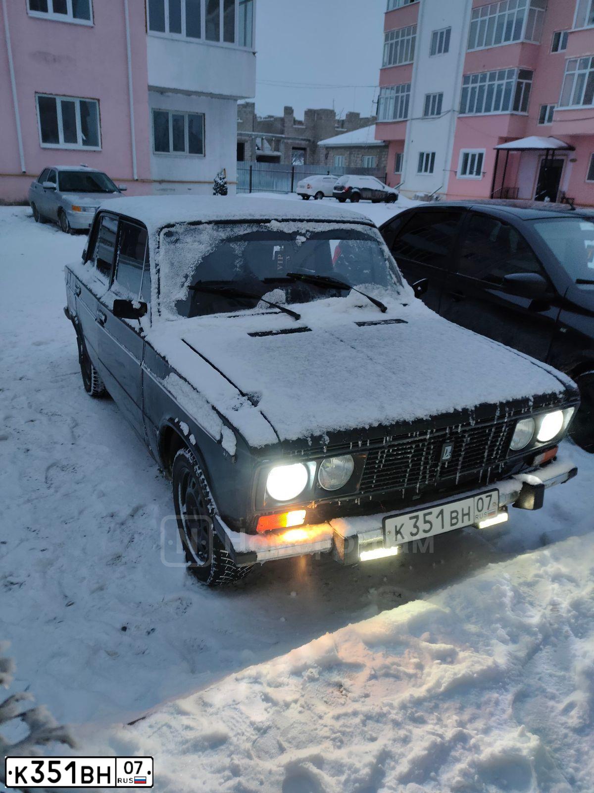 Фото автомобиля LADA 2106, 1991 — госномер К351ВН07. Цвет: ЧЕРНЫЙ