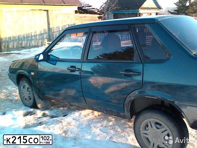Фото автомобиля LADA 2109 SAMARA, 2000 — госномер Т882ТК02. Цвет: Сине-зеленый
