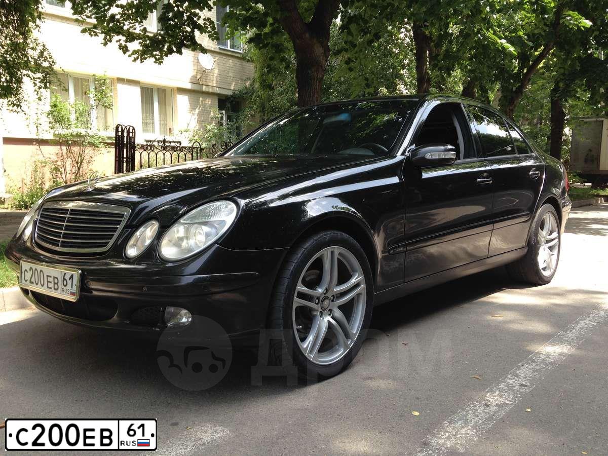 Фото автомобиля MERCEDES E-KLASSE, 2003 — госномер В777РМ32. Цвет: ЧЕРНЫЙ