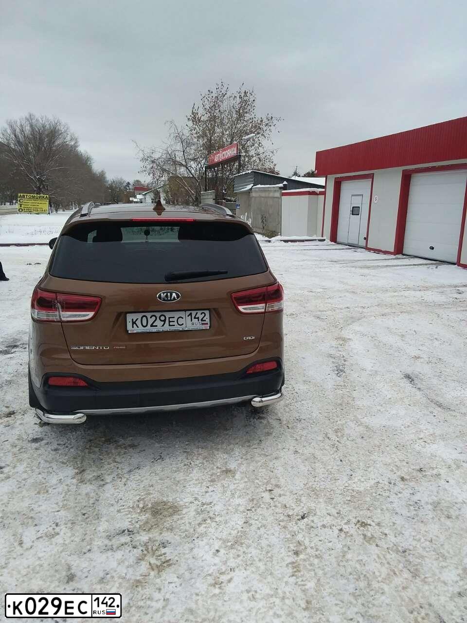 Фото автомобиля KIA SORENTO, 2016 — госномер В733УА122