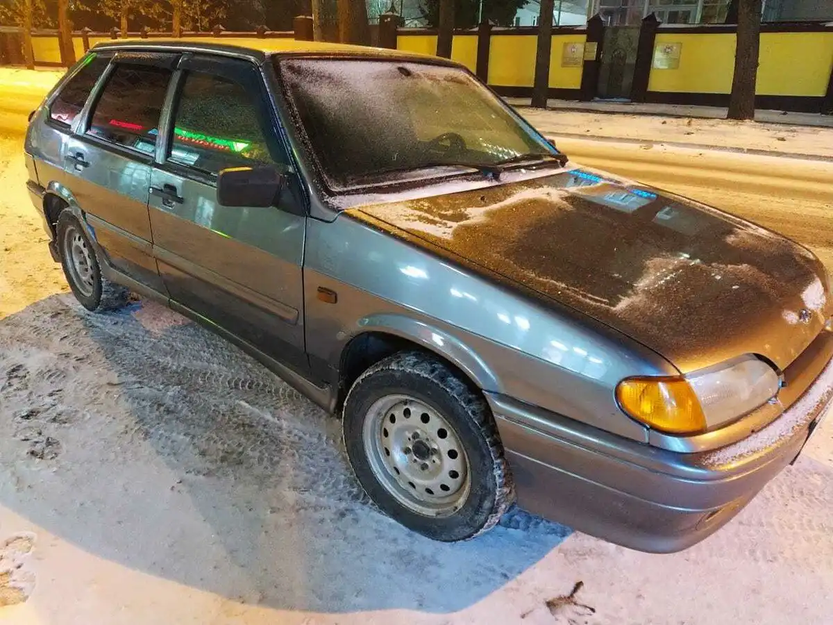 Фото автомобиля LADA 2114 SAMARA, 2012 — госномер М987КТ716. Цвет: СРЕДНИЙ СЕРО-ЗЕЛЕНЫЙ МЕТ.