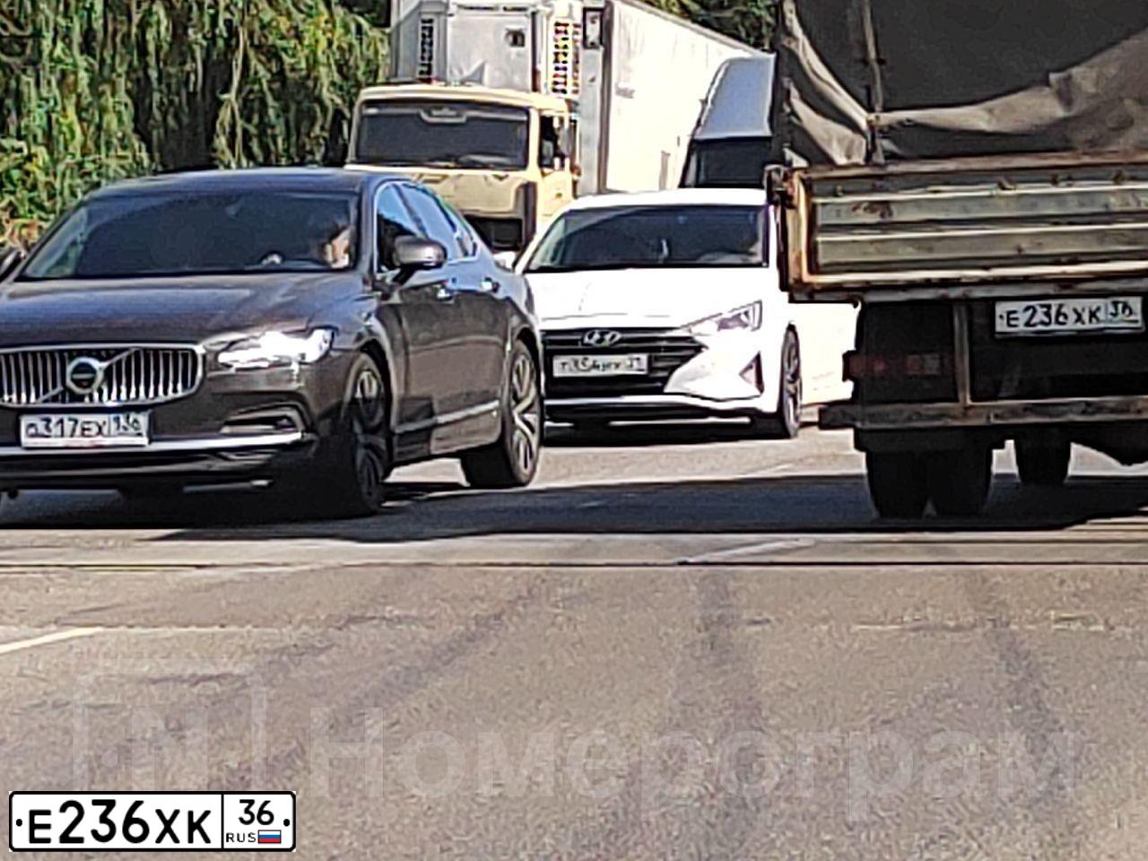 Фото автомобиля GAZ 3302 GAZEL, 2013 — госномер Е236ХК36. Цвет: Белый