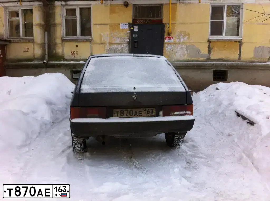 Фото автомобиля LADA 2109 SAMARA, 2003 — госномер О602МА06. Цвет: СЕРЕБРИСТО-ЯРКО-СИНИЙ