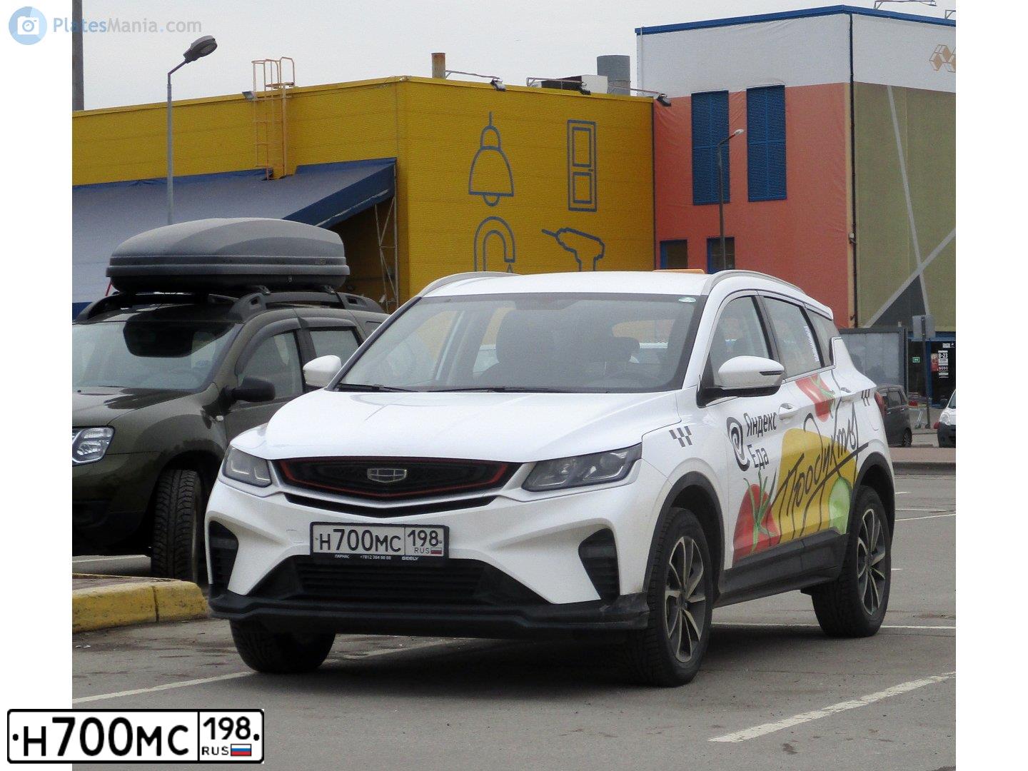 Фото автомобиля GEELY COOLRAY, 2022 — госномер М848РУ28