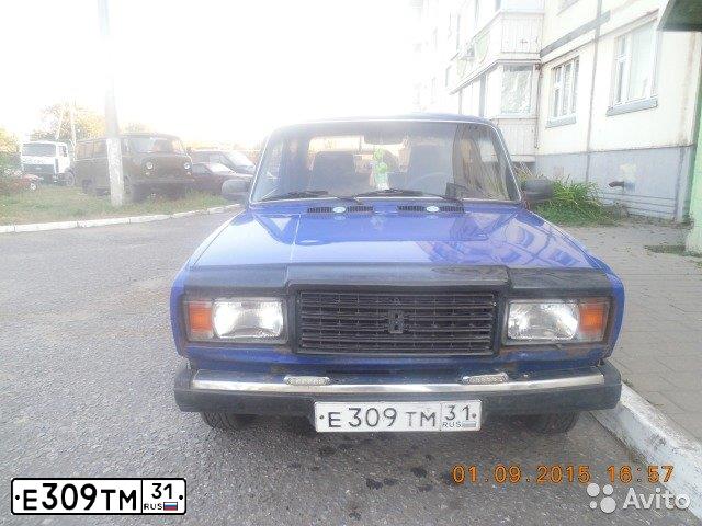 Фото автомобиля LADA 2107, 2000 — госномер Е309ТМ31. Цвет: ТЕМНО-ГОЛУБОЙ