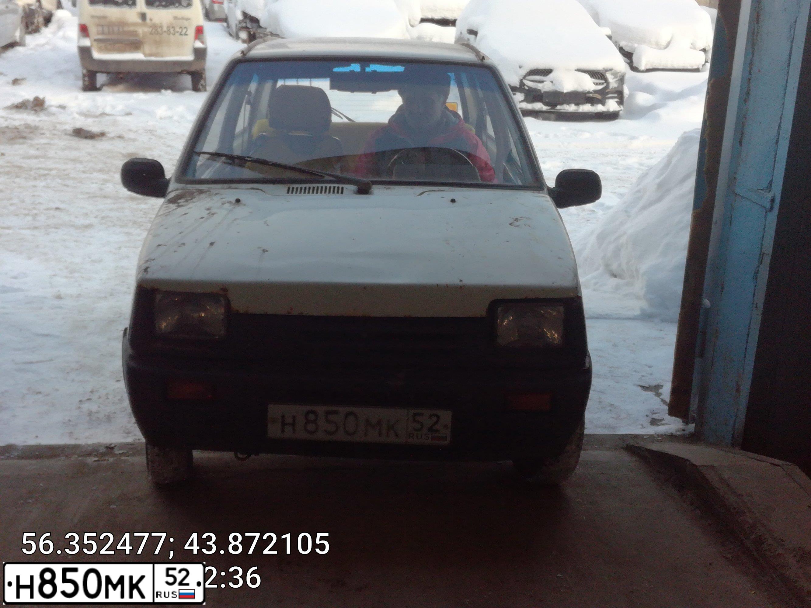 Фото автомобиля SEAZ OKA, 2002 — госномер Н850МК52. Цвет: Белый