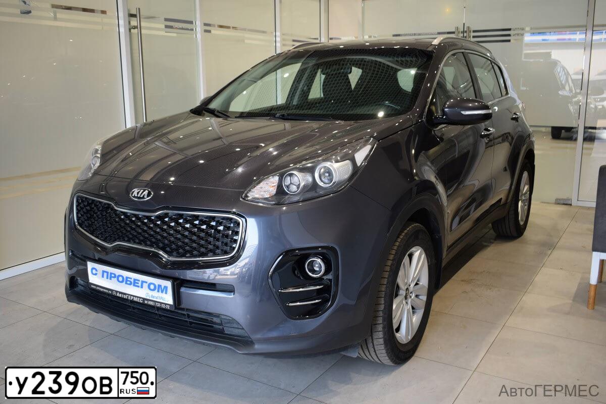 Фото автомобиля KIA SPORTAGE QLE, 2017 — госномер У585ВЕ977