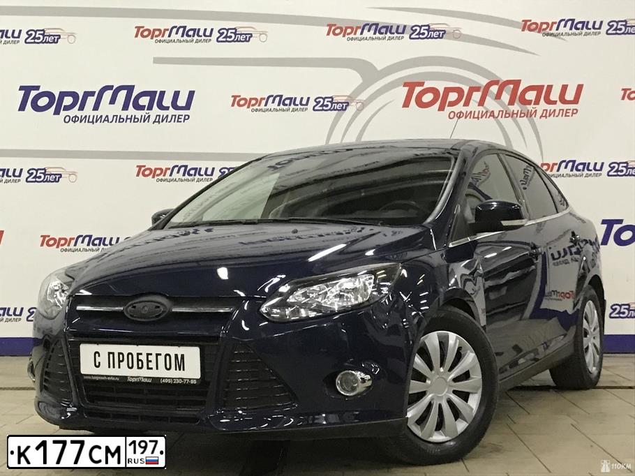 Фото автомобиля FORD FOCUS, 2012 — госномер К331НС763. Цвет: Темно-синий