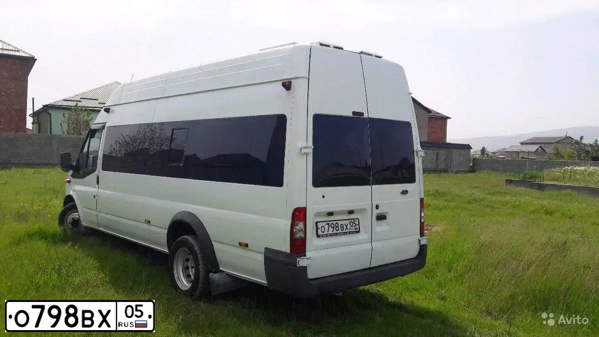 Фото автомобиля FORD TRANSIT, 2009 — госномер О798ВХ05. Цвет: Белый
