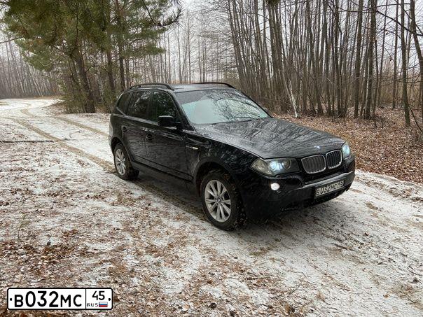 Фото автомобиля BMW X3, 2008 — госномер Н222ОС199. Цвет: ЧЕРНЫЙ