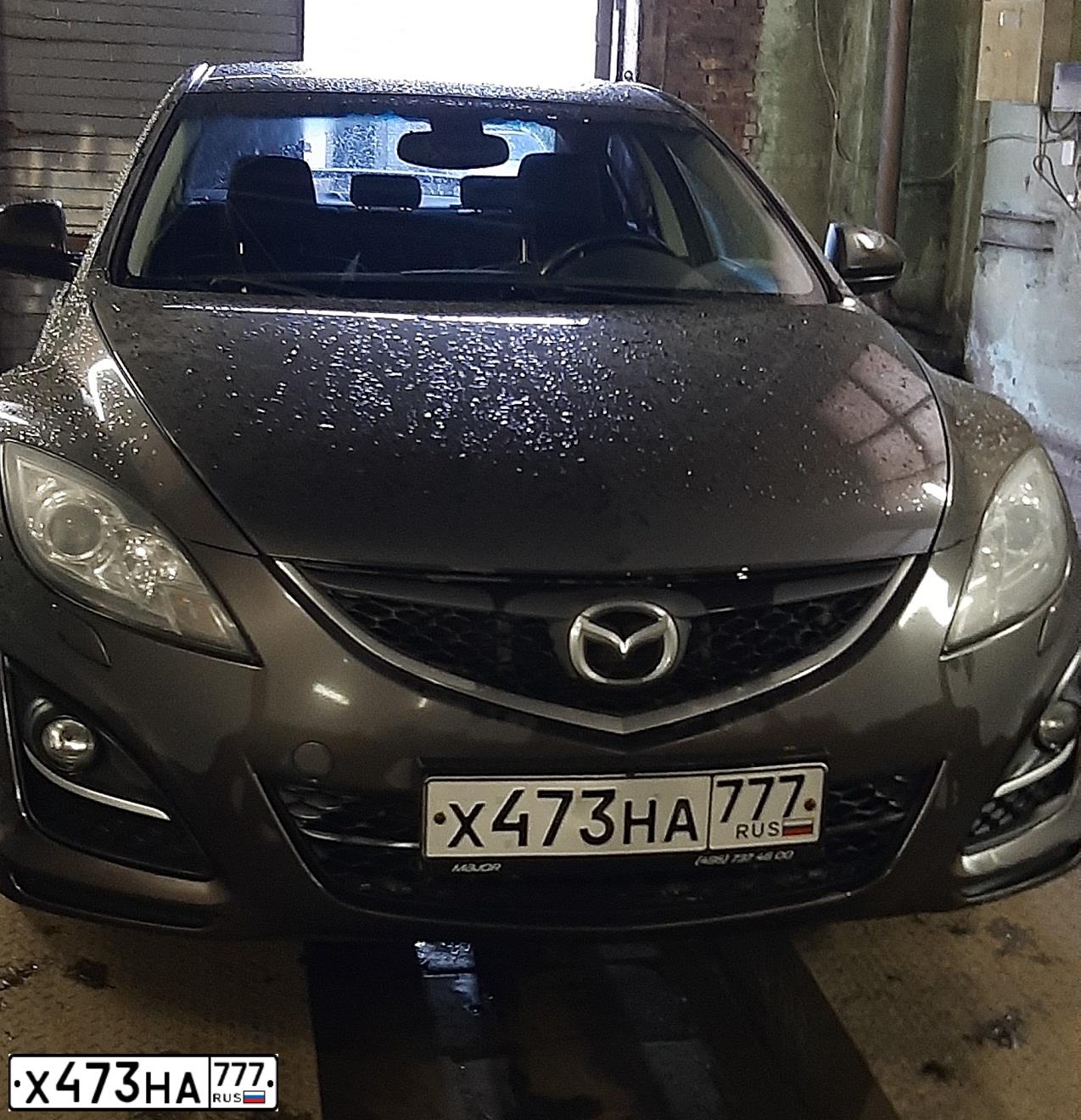Фото автомобиля MAZDA 6, 2011 — госномер Н331НР76. Цвет: Коричневый